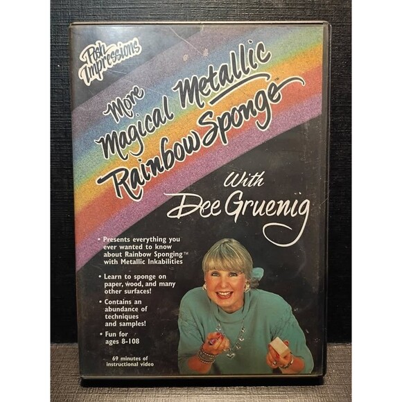 Other - More Magical Metallic Rainbow Sponge With Dee Gruening DVD VIDEO INSTRUCTIONAL